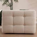 Sofa 3-Sitzer modern Bouclé mit Kissen 235cm Cady Sales