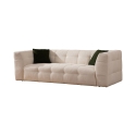 Sofa 3-Sitzer modern Bouclé mit Kissen 235cm Cady Verkauf