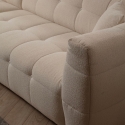 Sofa 4-Sitzer Ecke links mit Bouclé-Chaiselongue Cady Left Rabatte