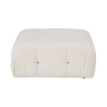 Fußstütze weiß Bouclè 95x95cm Bubble PB Angebot