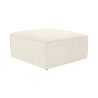 Hocker quadratisch modern aus Leinen 85x85cm Fora P Verkauf
