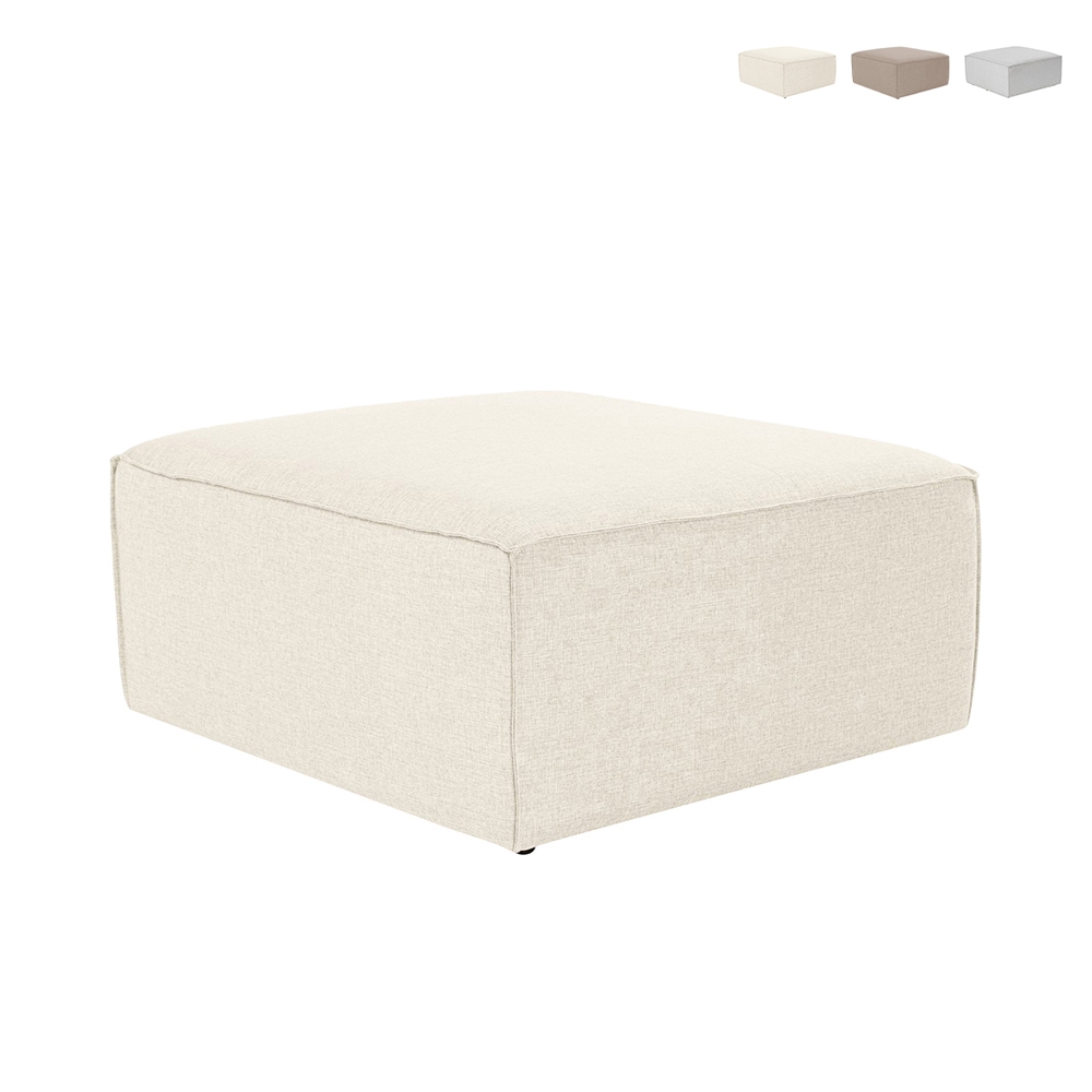 Hocker quadratisch modern aus Leinen 85x85cm Fora P Aktion Hocker quadratisch modern aus Leinen 85x85cm Fora P Aktion