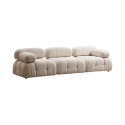 Modulsofa 4-Sitzer cremefarben aus Stoff Bubble 3S Verkauf