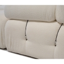 Modulares Sofa 4-Sitzer aus weißem Bouclé Bubble 3SB Auswahl