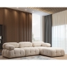 Modulsofa 4-Sitzer mit Fußhocker aus Stoff Bubble 3SP Angebot