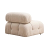 Modulsofa 4-Sitzer mit Fußhocker aus Stoff Bubble 3SP Eigenschaften