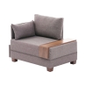 Sessel Chaiselongue modern mit integriertem Tablett Fly Left Lagerbestand