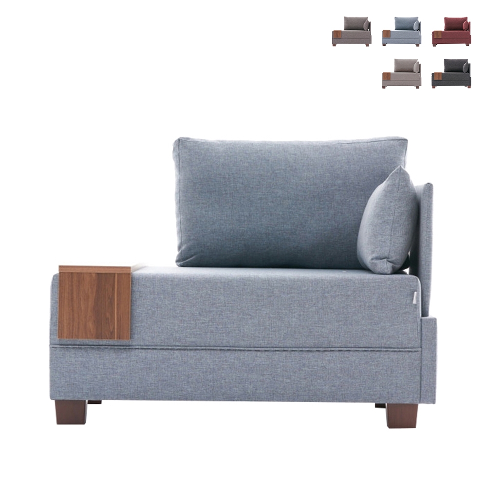 Sessel Chaiselongue aus Stoff mit integriertem Tablett Fly Right Sales Sessel Chaiselongue aus Stoff mit integriertem Tablett Fly Right Sales
