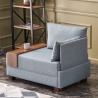 Sessel Chaiselongue aus Stoff mit integriertem Tablett Fly Right 