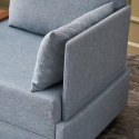 Sessel Chaiselongue aus Stoff mit integriertem Tablett Fly Right 