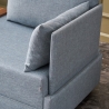 Sessel Chaiselongue aus Stoff mit integriertem Tablett Fly Right 