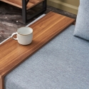 Sessel Chaiselongue aus Stoff mit integriertem Tablett Fly Right 