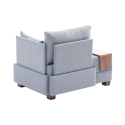 Sessel Chaiselongue aus Stoff mit integriertem Tablett Fly Right 