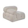 Eckmodul links für Bouclé-Sofa Bubble 1LB Sales