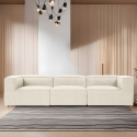 Sofa 4-Sitzer modern modular aus Leinen Fora 4 Angebot