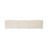 Sofa 4-Sitzer modern modular aus Leinen Fora 4 Rabatte