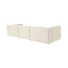 Sofa 4-Sitzer modern modular aus Leinen Fora 4 Lagerbestand