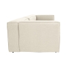 Sofa 4-Sitzer modern modular aus Leinen Fora 4 Auswahl