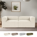 Sofa 2-Sitzer modern modular aus Leinen Fora 2 Aktion