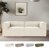 Sofa 2-Sitzer modern modular aus Leinen Fora 2 Aktion