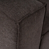 Sofamodul 4-Sitzer mit Fußhocker in Leinen Fora Modell