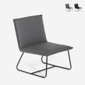 Stuhl Sessel gepolstert modern fürs Wohnzimmer und Büro aus Kunstleder Lova Aktion