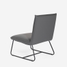 Stuhl Sessel gepolstert modern fürs Wohnzimmer und Büro aus Kunstleder Lova Verkauf