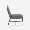 Stuhl Sessel gepolstert modern fürs Wohnzimmer und Büro aus Kunstleder Lova Angebot