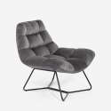 Sessel Wohnzimmer modern aus Samt Design Karu  Angebot