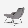 Sessel Wohnzimmer modern aus Samt Design Karu  Rabatte