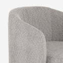 Sessel modern Stoff Bouclè Wohnzimmer drehbar Orav Angebot