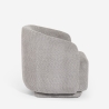 Sessel modern Stoff Bouclè Wohnzimmer drehbar Orav Sales