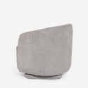 Sessel modern Stoff Bouclè Wohnzimmer drehbar Orav Katalog