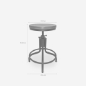 Hocker für Bar & Küche schraubverstellbar im Industriestil Skape Angebot