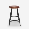 Hocker Industriell aus Holz und Metall für Küchen-Halbinsel Lumax Angebot