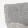 Sessel drehbar elegant aus Bouclé-Stoff fürs Wohnzimmer Büro Lehm Angebot