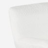 Sessel Wohnzimmer ergonomisch drehbar aus Bouclé mit Fußstütze Janes Preis