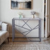 Eingangstisch modernes Design 100x40x78cm mit Glasplatte Kevin Verkauf