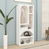 Moderne weiße Wandregal mit 5 Fächern H150cm Venus Katalog