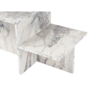 Moderner asymmetrischer Couchtisch mit 2 Ablagen Harmony Katalog
