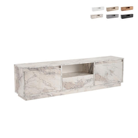 Stand-TV-Möbel mit 3 Klapptüren 160x29cm Vanguard Aktion