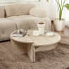 Asymmetrischer Couchtisch Design 90x60cm Orion Angebot