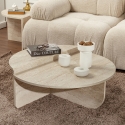 Asymmetrischer Couchtisch Design 90x60cm Orion Sales