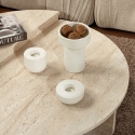 Asymmetrischer Couchtisch Design 90x60cm Orion Rabatte