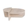 Asymmetrischer Couchtisch Design 90x60cm Orion Katalog
