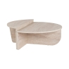 Asymmetrischer Couchtisch Design 90x60cm Orion Lagerbestand