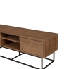 Moderner Industrie-TV-Schrank 140x40x50cm aus Holz und Metall Rodez Angebot