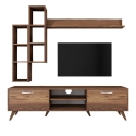 TV-Wohnwand mit Regal und offenen Fächern 180x35cm Mary Katalog