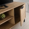 Moderner TV-Schrank 140 cm aus Holz mit Tür und 5 Fächern Bodegas Rabatte