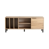 Moderner TV-Schrank 140 cm aus Holz mit Tür und 5 Fächern Bodegas Verkauf